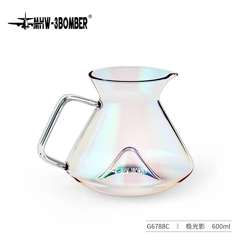 

MHW-3BOMBER Hill Кофейник ручной работы с градуированным стеклом, капельный кофейник, посуда