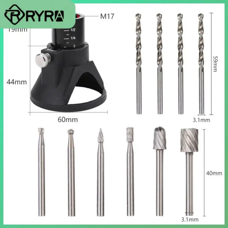 

2/4/5PCS Drill Bits Set Rotating Woodworking Locator Set Tools Accessories Dremel Rotary Tool Engraving Carbide