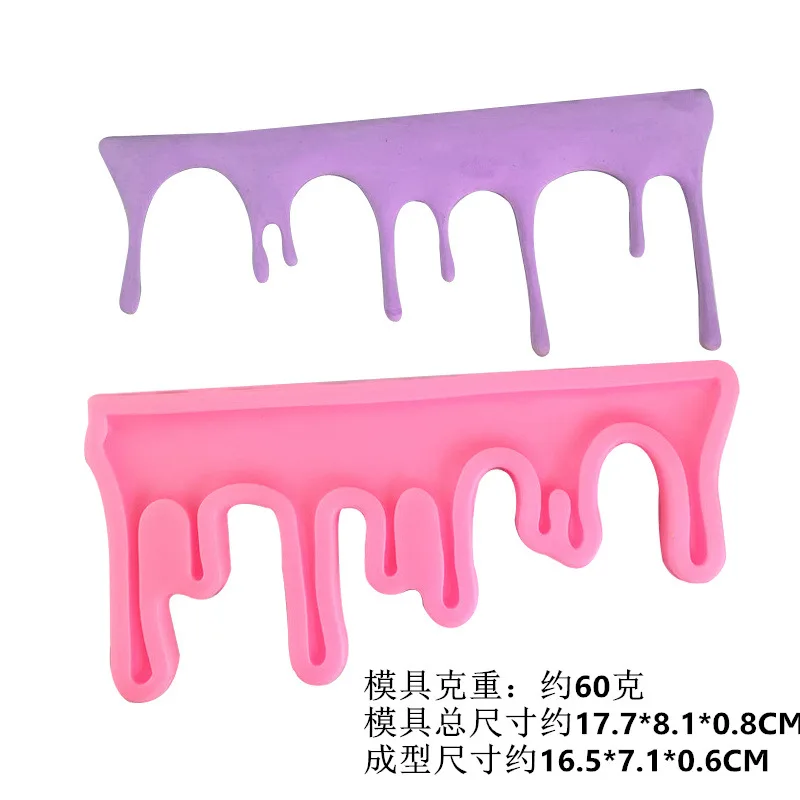 

Fondant silicone mold Crown drop lace cake chocolate clay drop baking tool