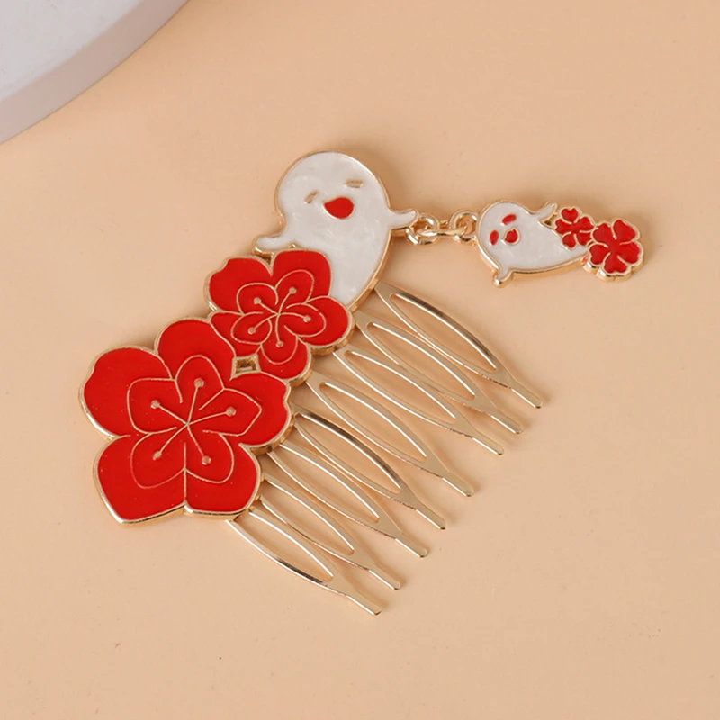 Игра Genshin Impact шпилька аниме реквизит для косплея металлический клен цветок