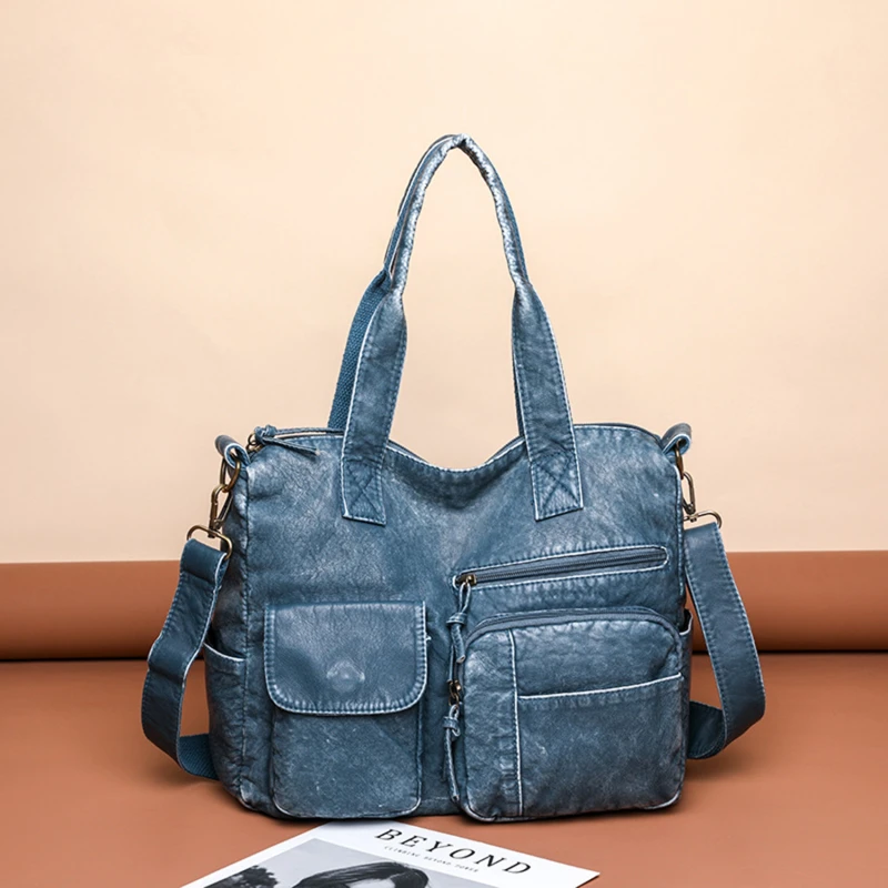 

Женская сумка через плечо с несколькими карманами, Новая Модная Портативная многофункциональная вместительная сумка для путешествий и прогулок