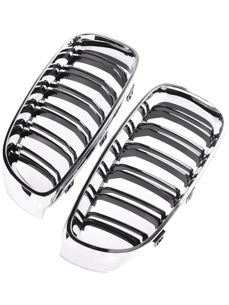 Передний бампер Kindey решетка с двойной платой глянцевый черный гриль для BMW 3-Series Gt