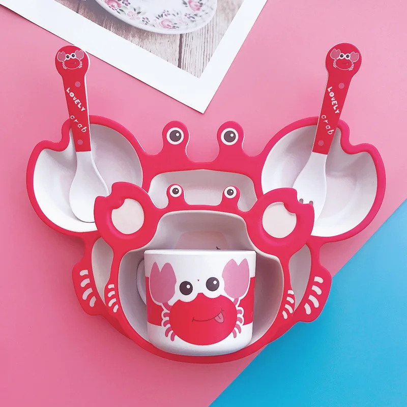 

Детский набор посуды из бамбука