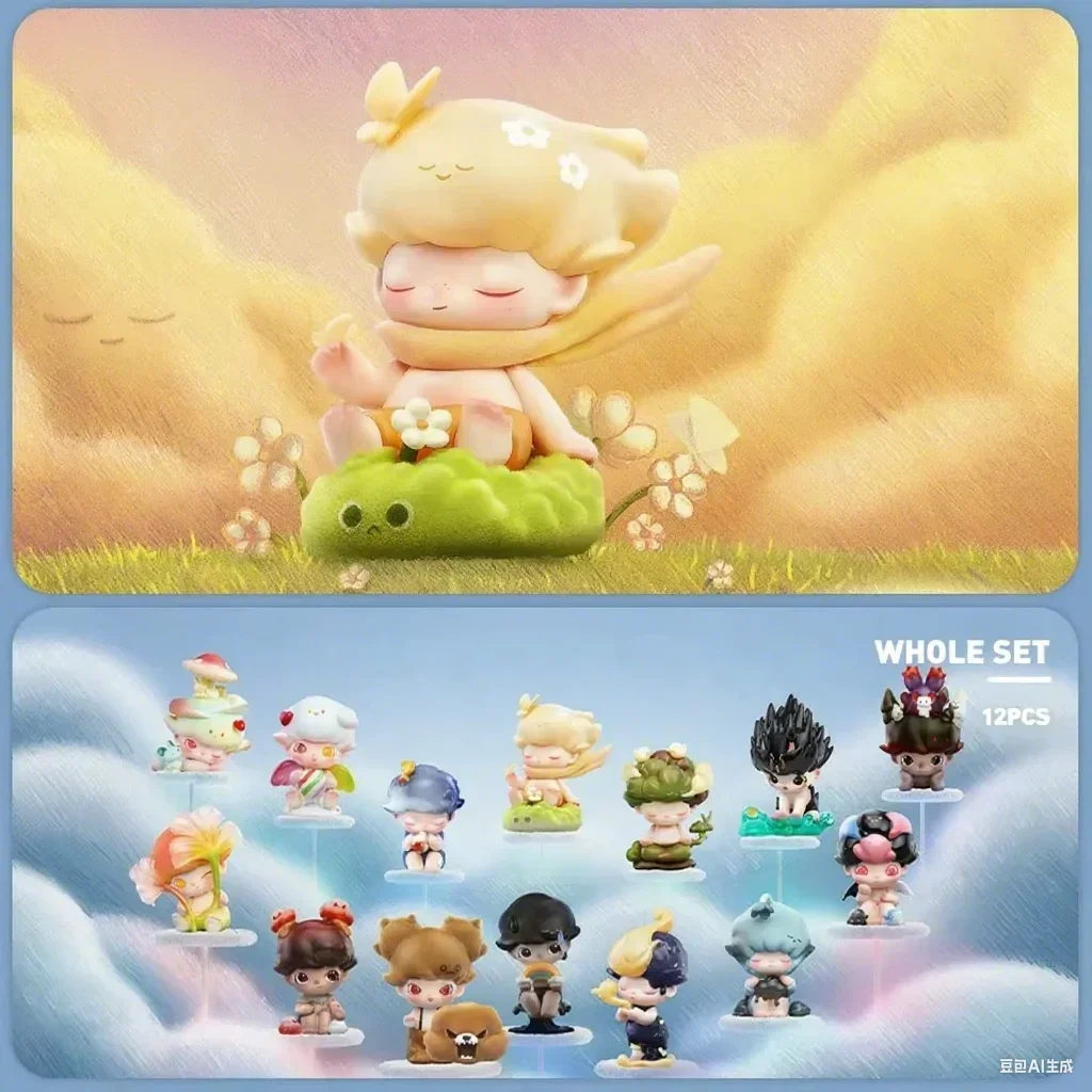 Фото POP MART Dimoo: Серия Blind Box «У тебя на боку» — Загадочная фигурка-сюрприз, милая коллекционная модель-игрушка для подарков на день рождения №2