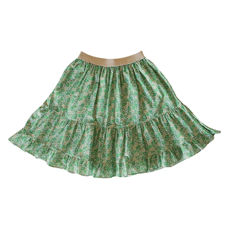 

Spring Summer Korean Style Baby Girls Floral Printed Skirts Ruffles Children Cute Cotton Skirt Baby Infant Skirts 6M-13Y CL859