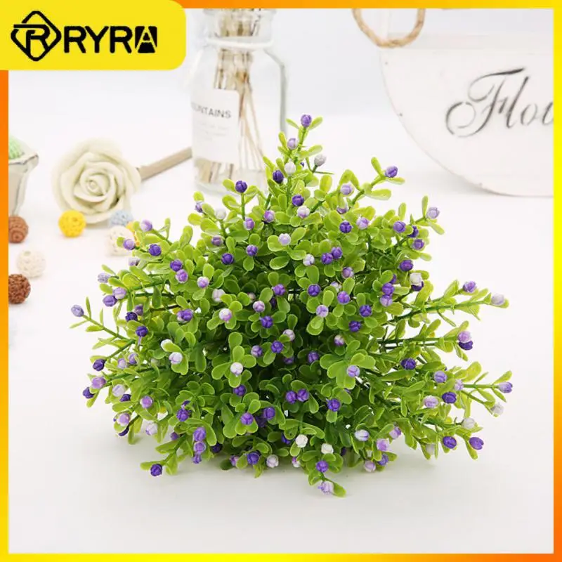 

Home Deco Plastic Bouquet Artificial Holding Flowers Small Wild Fruit Wish French Kawaii Room Decor Vases Home Decoration