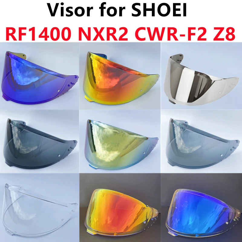 Enlarge Helmet Visor Shield for SHOEI CWR-F2 Z8 RF1400 NXR2 Helmet Lens Uv Cut Visiere Casque Moto Helmet Accessories