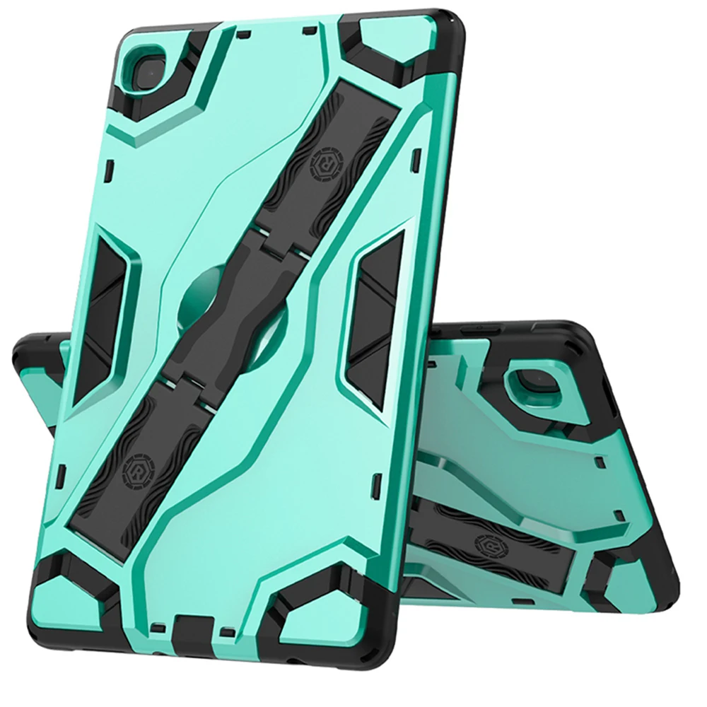 

Shockproof Armor TPU + PC Hand Strap Stand Cover For Samsung Galaxy Tab A7 Lite 8.7 2021 T220 T225 Tablet Case
