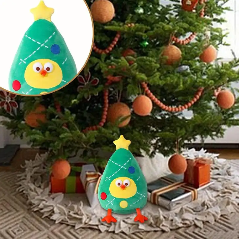 Мягкая плюшевая игрушка с курицей рождественская подушка мягкие рождественские