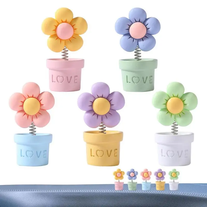 

5 шт., декоративные игрушки для украшения приборной панели автомобиля