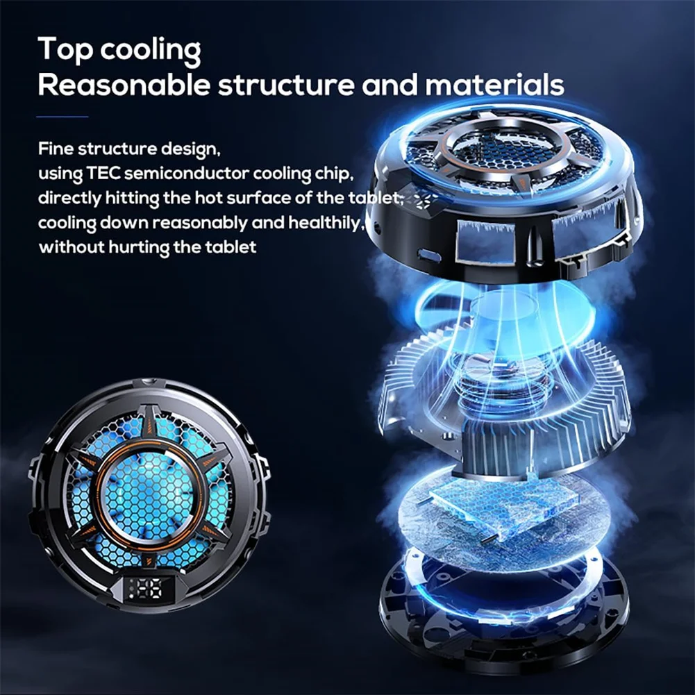 Вентилятор для быстрого охлаждения планшета магнитный полупроводниковый