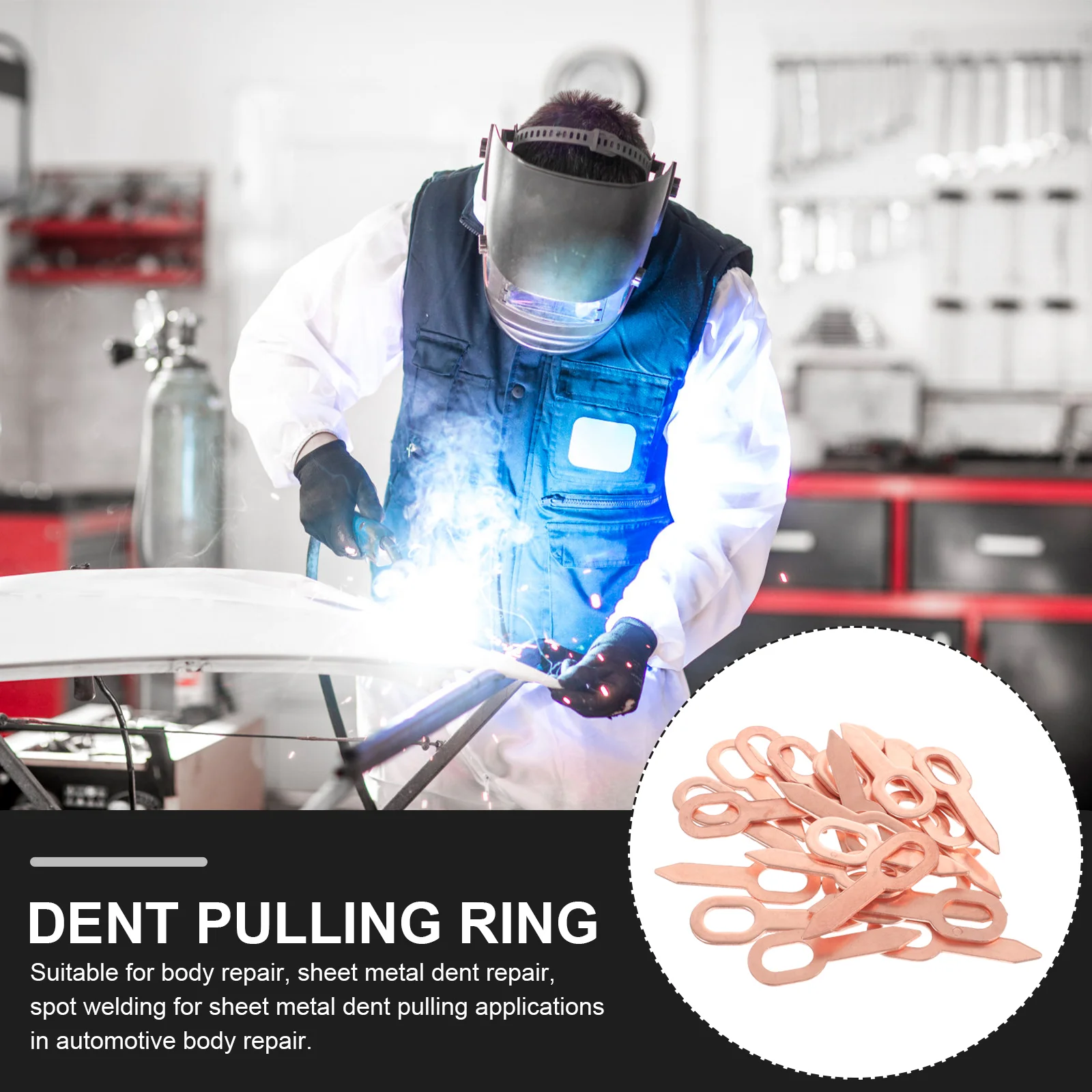 100 шт. кольца для удаления вмятин автомобиля инструмент ремонта кузова аппарат