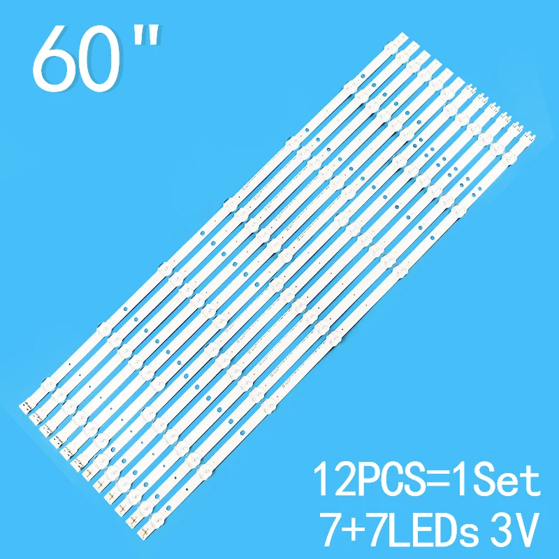 

New 12PCS/lot For Samsung 60" TV UE60H6203 UN60FH6003 UN60J6200 2013SVS60 3228N1 D3GE-600SMA-R2 600SMB-R1 BN96-29074A 29075A