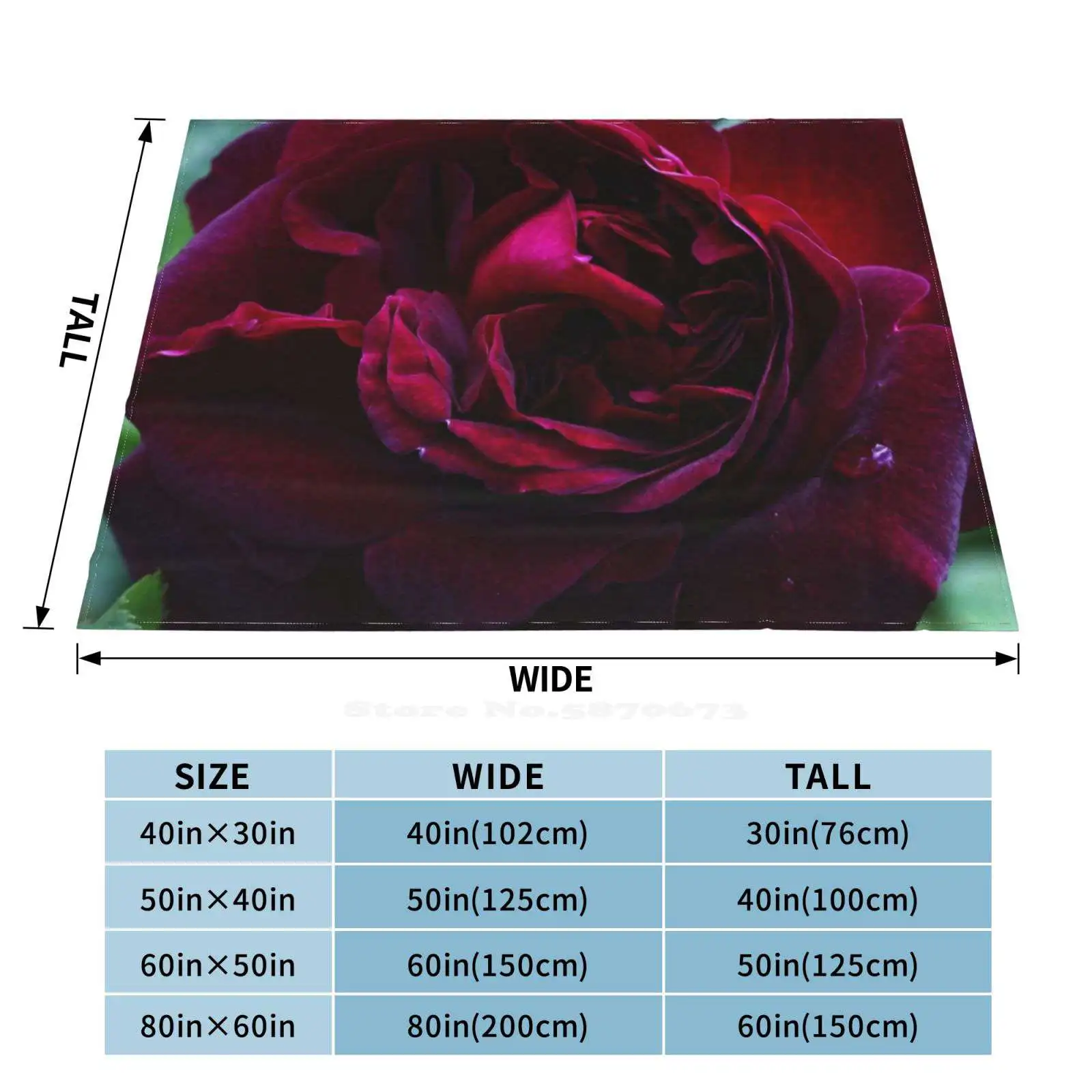 Мягкое теплое фланелевое одеяло с английской розой Munstead Wood Fashion английские розы