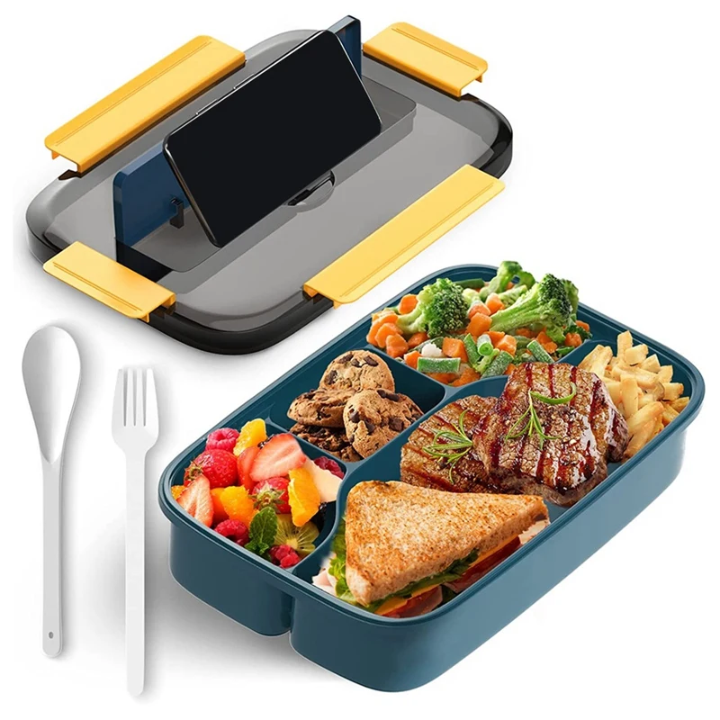 

Ланч-бокс, детский Ланч-бокс с разделителями, коробка для взрослых Bento для детских садов, школы, работы, пикника, путешествий, экскурсий.