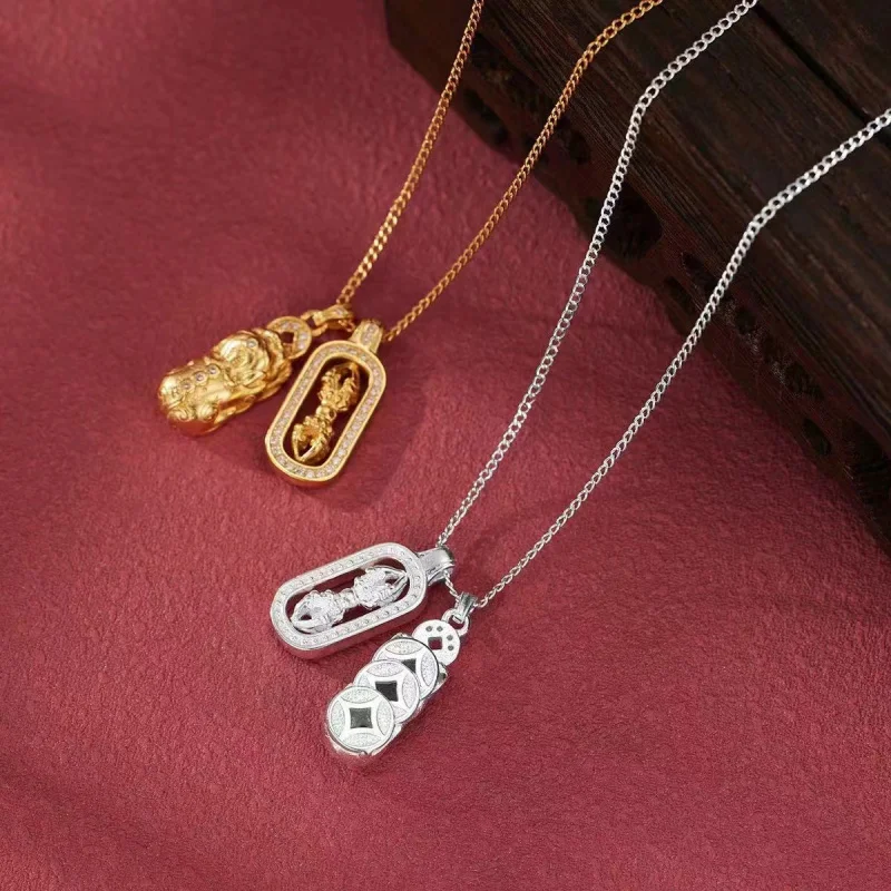 S925Серебряное популярное ожерелье Weixue в одном стиле с бриллиантами Vajra женское