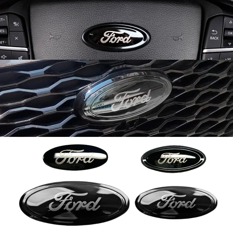Наклейка на заднюю крышку автомобиля с эмблемой на руль для Edge Escape STLine Explorer 140 Mondeo TAURUS Escort