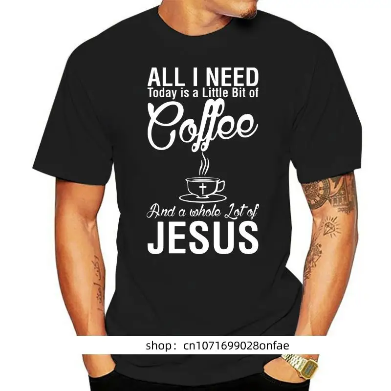

Baru 2022 100% Kaus Katun Mode Kaus Gaya Musim Panas Pria Kutipan Kekristenan Kopi dan Yesus Cetak Kaus Anda Sendiri
