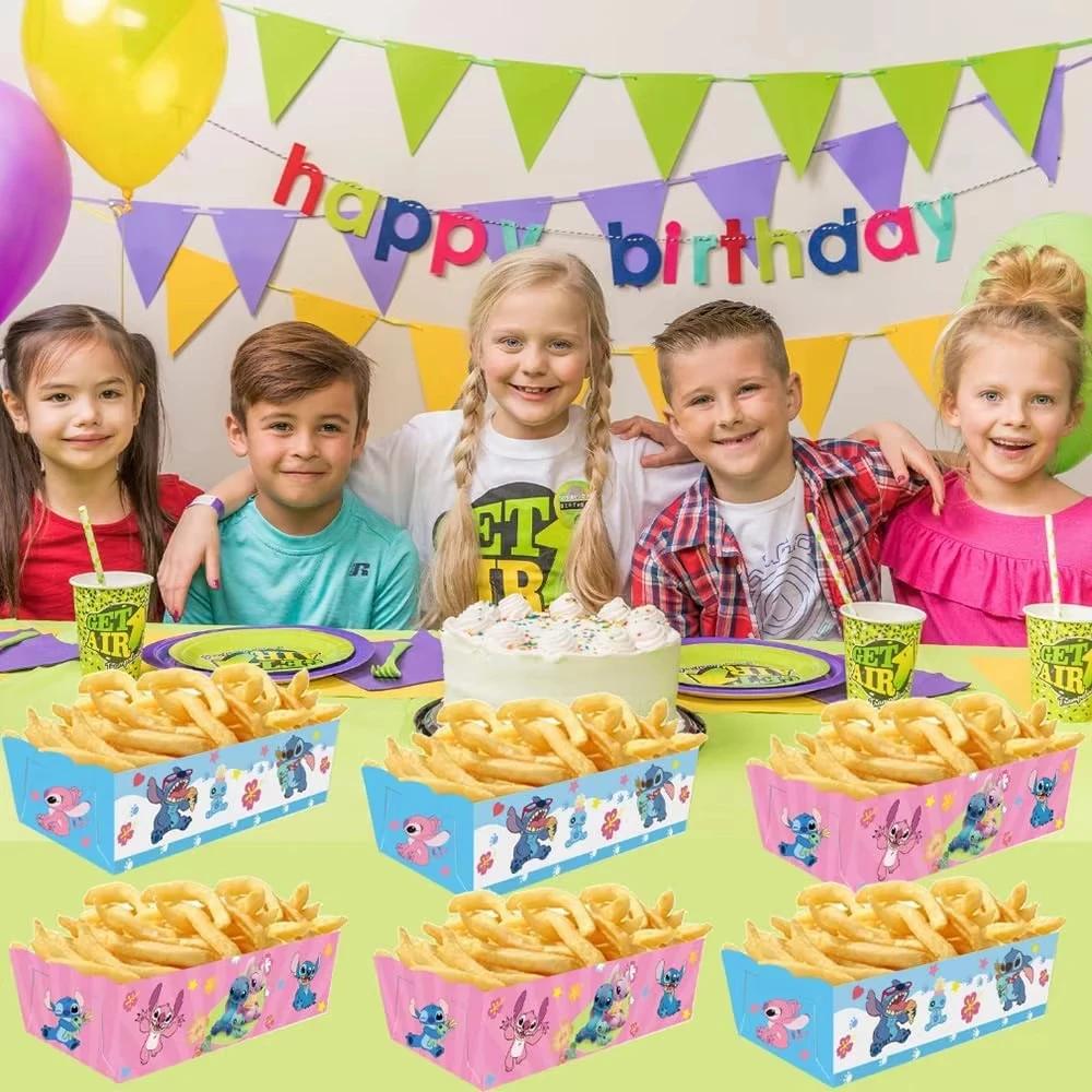 Ститч-бумага для Лило конфеты закуска коробка попкорна в виде хот-дога детей