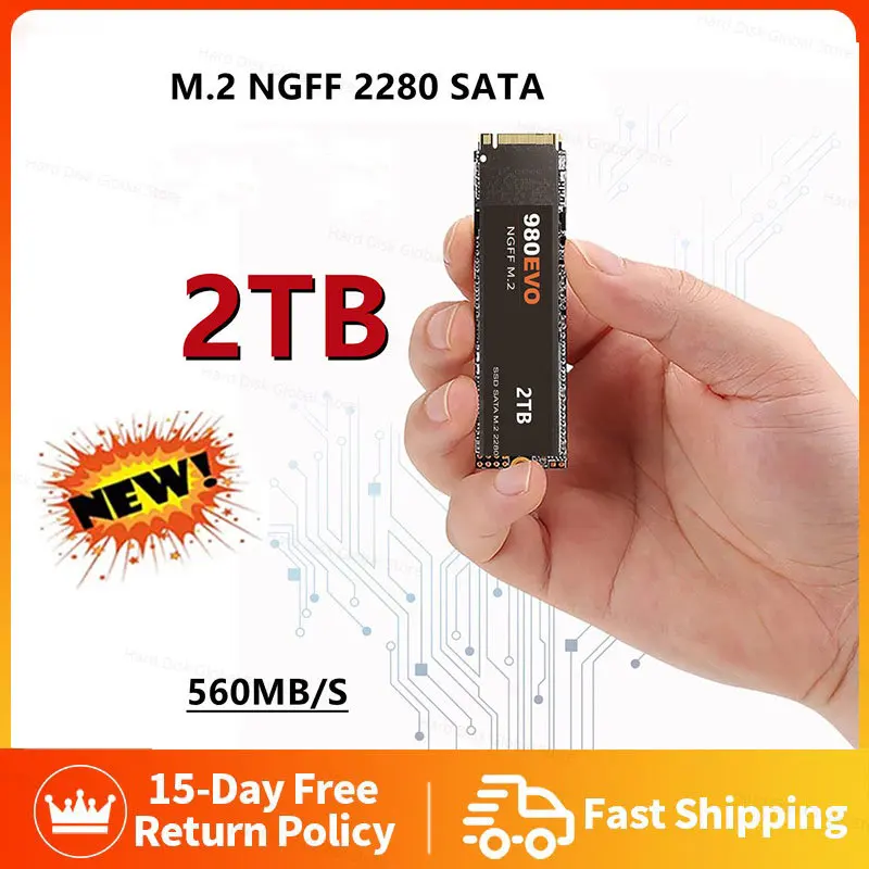 

M2 SSD 2280 512gGB 1 ТБ, жесткий диск M.2 SSD, жесткий диск SATA NGFF, жесткий диск для ноутбука и ПК