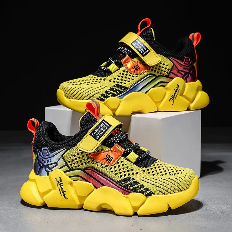 

Детские кроссовки для мальчиков, спортивная обувь 2022, дышащие легкие повседневные школьные детские туфли, кроссовки для бега и ходьбы для мальчиков