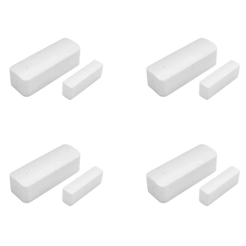 

4X Tuya Smart Wifi Door Sensor Door Open / Closed Detectors Compatible Works With Alexa Google Home IFTTT Tuya APP