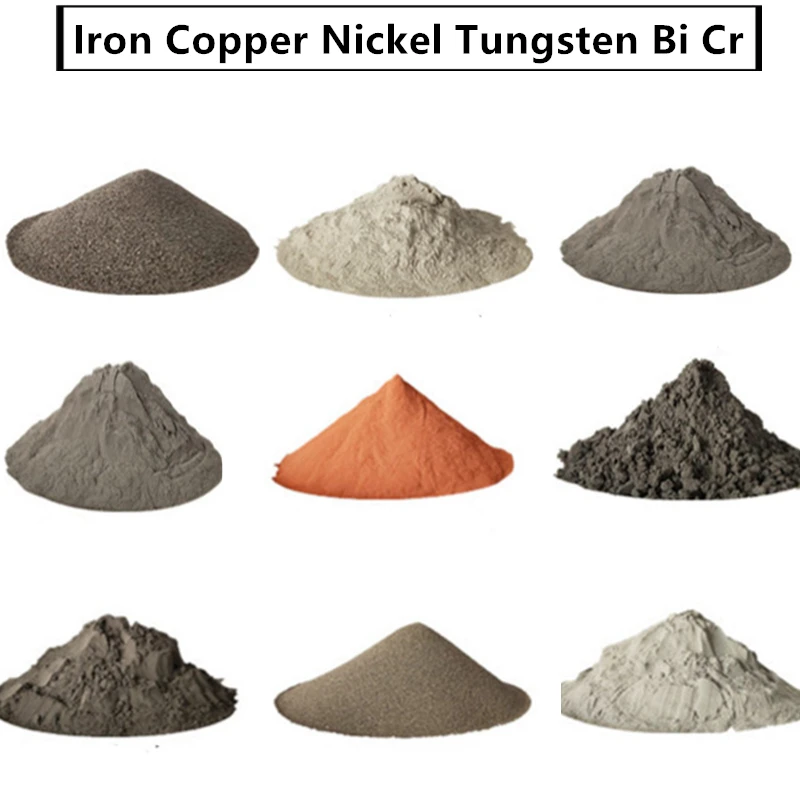 

Metal Element Ultrafine Powder Iron Copper Nickel Tungsten Bi Cr 99.99% MIN Spray Casting Fe Cu Ni Mo W Element 100 Gram