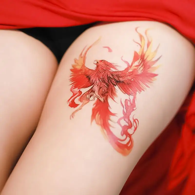 

Тату-наклейки с Фениксом, искусственные татуировки, оптовая продажа, праздничные милые татуировки, искусственные татуировки, искусство, вр...