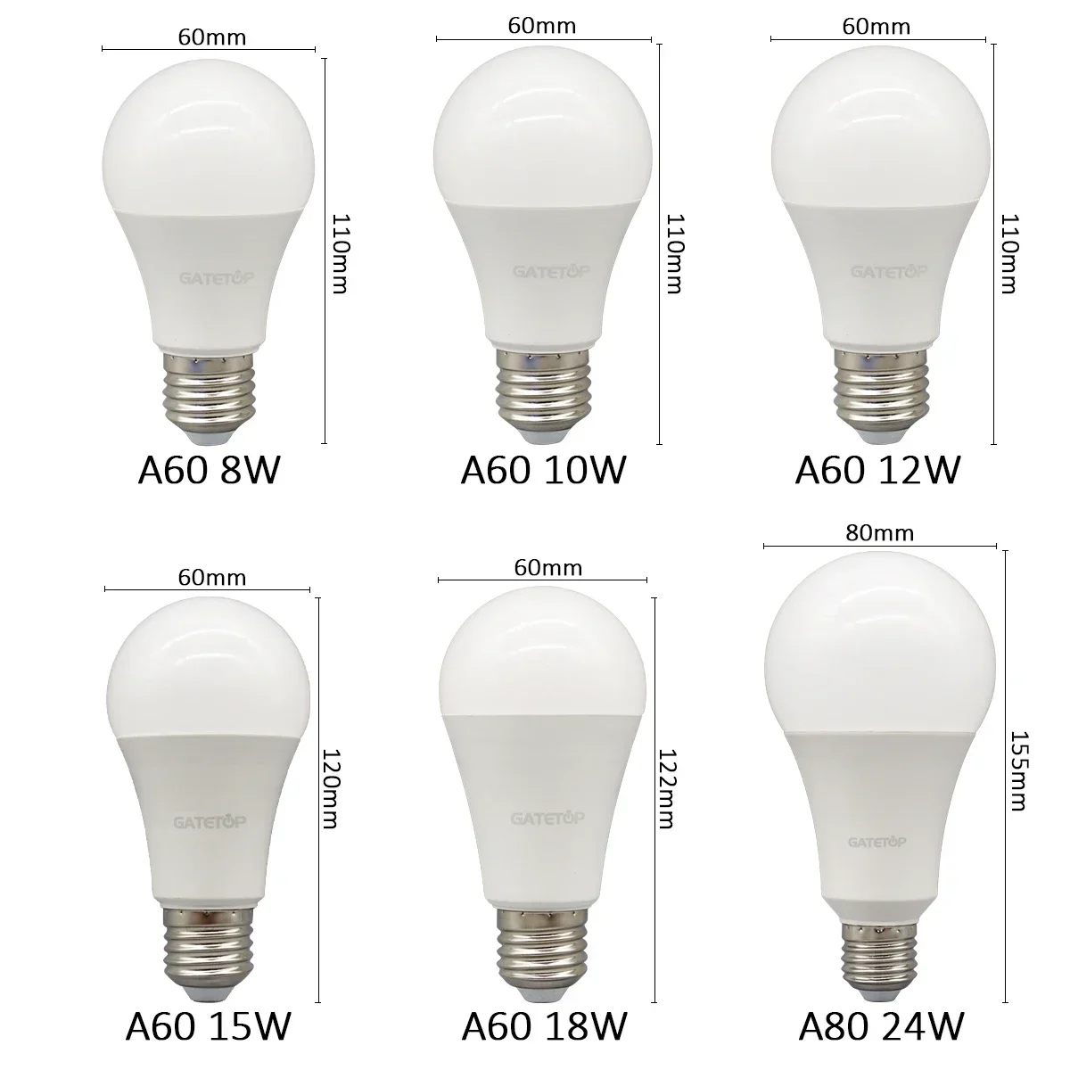 z 6 sztuk żarówek LED Tricolor Dimming AC220V 110V 18W 24W Przełącznik ścienny CCT 3000K 4000K 6000K Funkcja pamięci do domowej sypialni