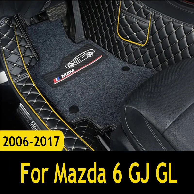 

Car Floor Mats Carpets For Mazda 6 GJ GL 2017-2006 Auto Decoration Covers Accessories Waterproof Rugs