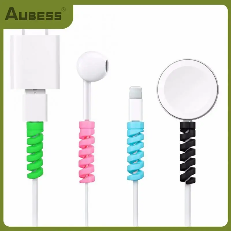 

Universal Phone Charger Saver Cable Organizer Cable Winder Clip Charging Cable Protector Plastic For Mouse Usb Charger Cord