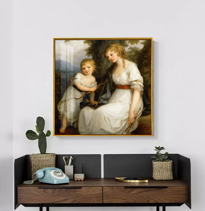 Печать на холсте famiily Vigee Lebrun《Charles D’Amboise》