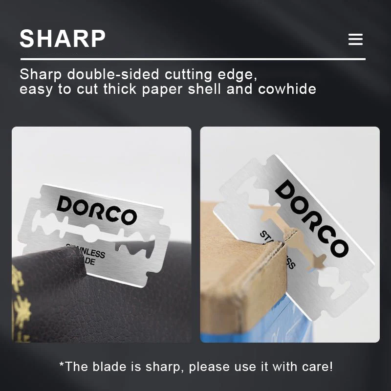Double Edge Razor Blades Men'S Shaving Stainless Steel For Smooth Precise Clean | Красота и здоровье