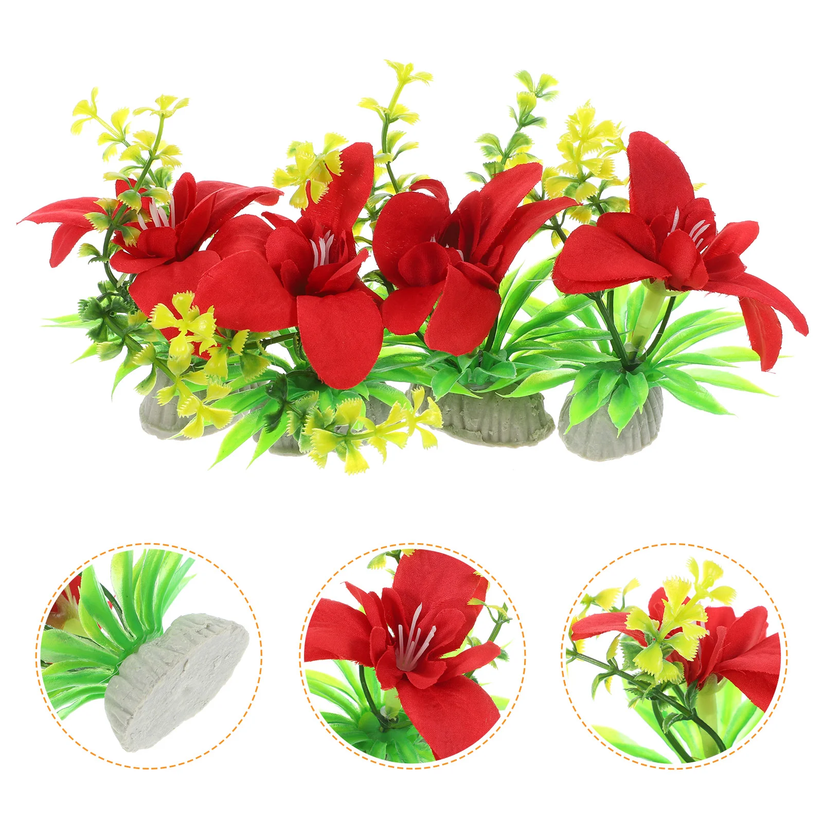 

Sushi Decoration Flower Sashimi Plate Japanese Dish Decors Simulated Flowers Salad Faux Decor