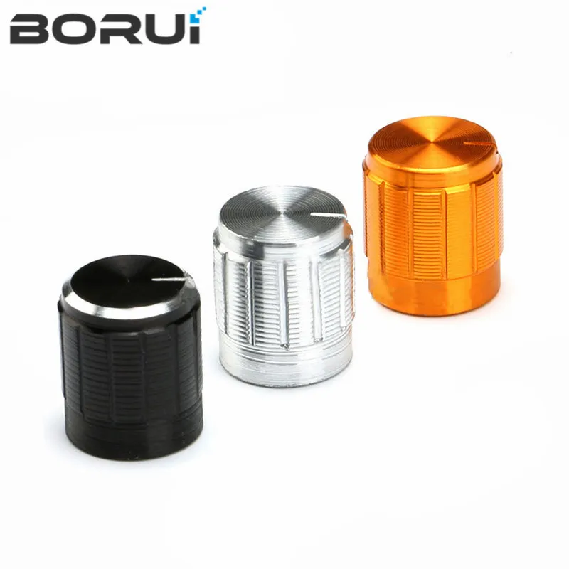 

10 шт., регулятор громкости из алюминиевого сплава, 15 х17 мм