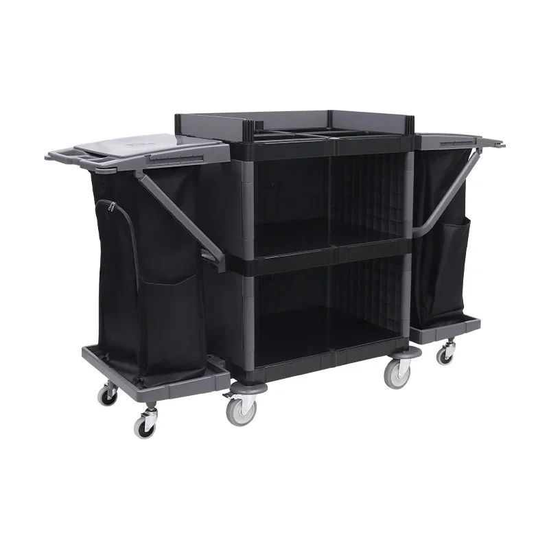 Тележка для чистки пластиковых помещений европейского стандарта с двойными