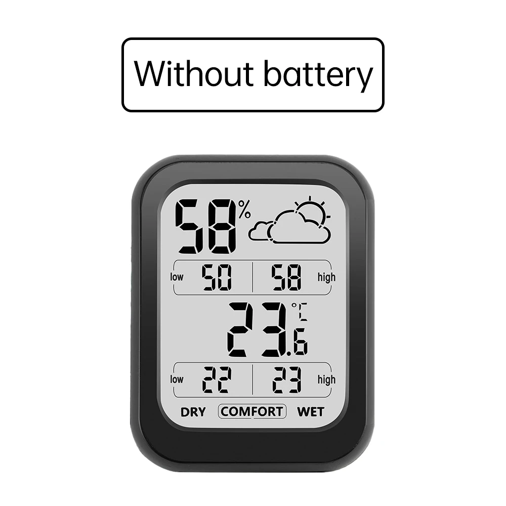 

Цифровой измеритель температуры и влажности, домашний электронный термометр, гигрометр с поддержкой погодных условий от-20 до 60 ℃