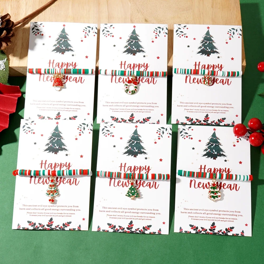 Женский Браслет С Рождественским Элементом В Богемном Стиле Мягкая Керамическая