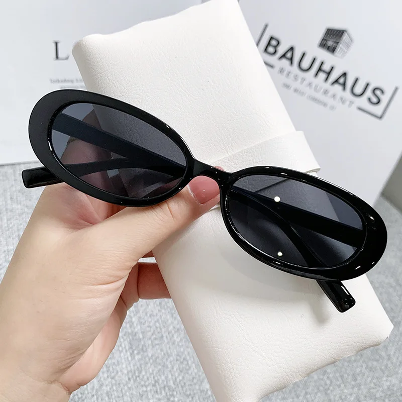 

Stylish Personality Summer Women Sunglasses Transparent Small Frame Men Eyewear Travel Beach Uv Protection Sun Glasses Oval