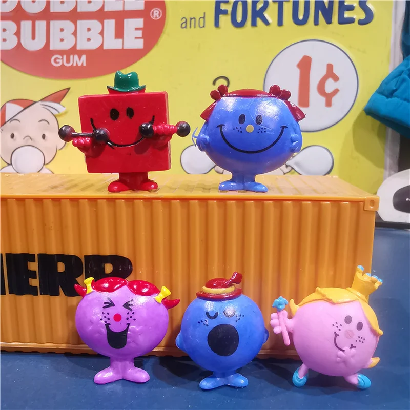 

Mr.Men and Little Miss Figure Mini Doll Ornament Accessories Pretend Play Toy