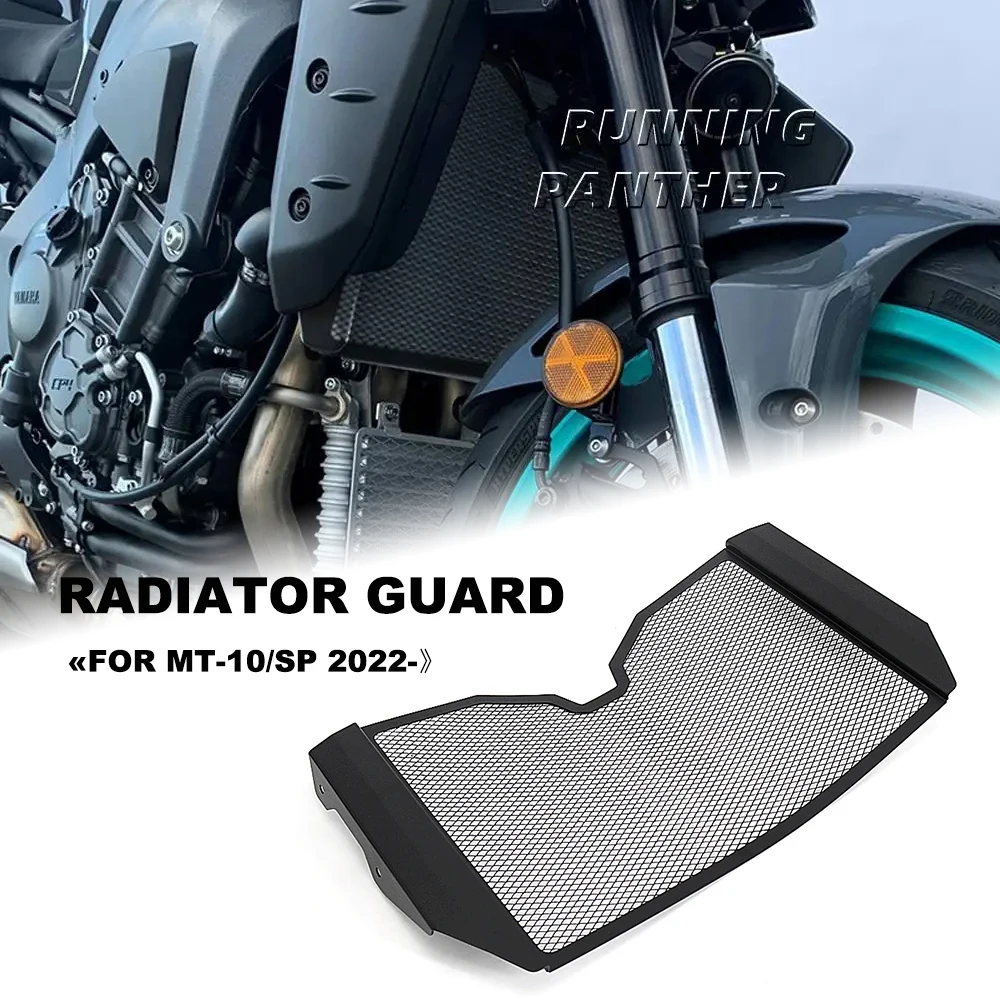 Аксессуары для мотоциклов YAMAHA MT-10 MT10 MT 10 SP 2022 2023 Черный Масляный радиатор из