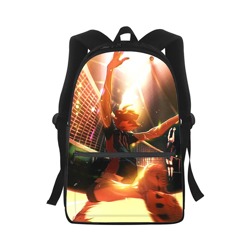 Anime Haikyuu Men Women Backpack 3D Print Fashion Student School Bag Laptop Backpack Kids Travel Shoulder Bag