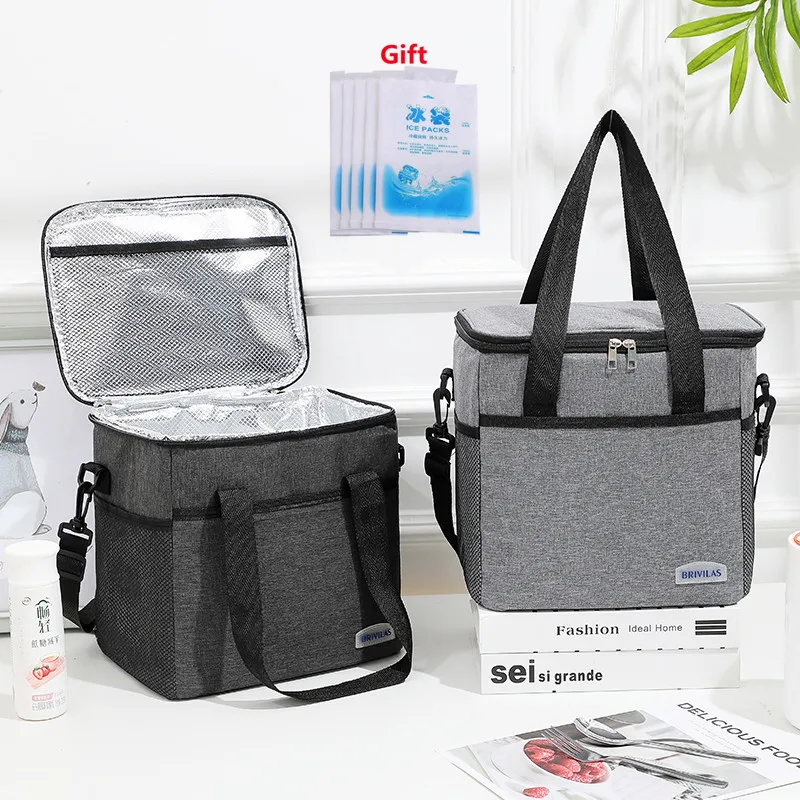 3 Sizes Camping Thermal Cooler Bag Picnic Insulated Bag Portable Multifunction Lunch Bag Outdoor Ice Pack For Food Drink Fruit