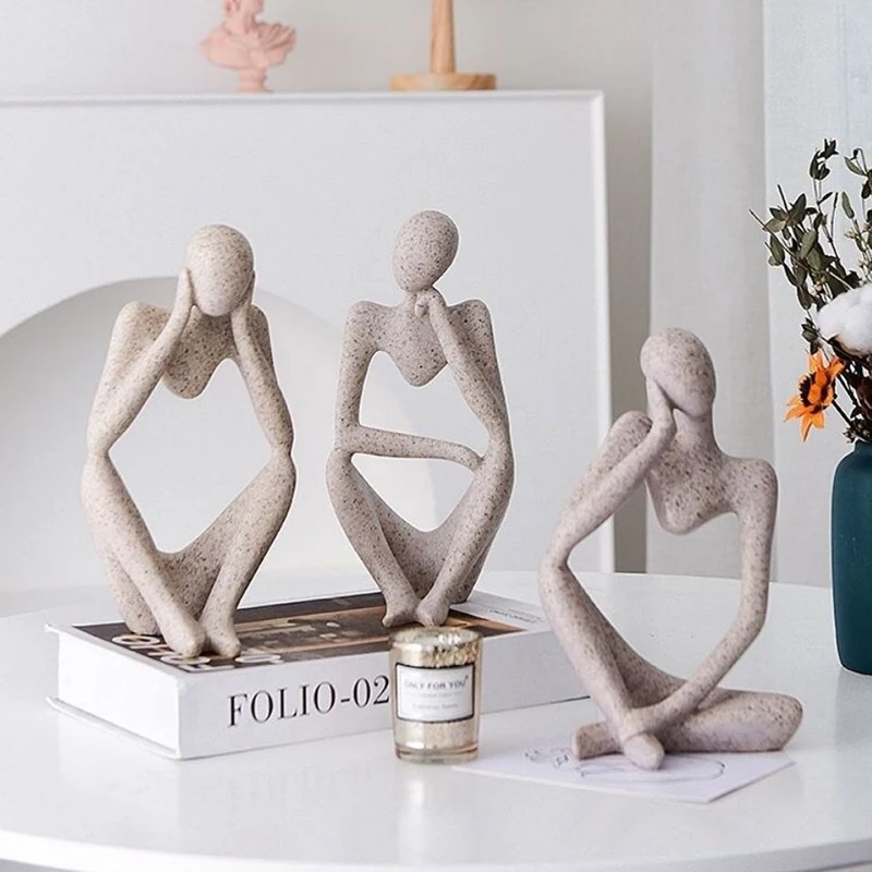 Скандинавские абстрактные художественные фигурки декоративные украшения
