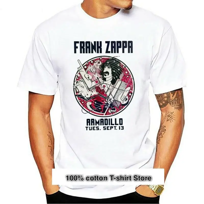 

Camiseta de Frank Zappa, camiseta sencilla de манга corta de algodón, Top