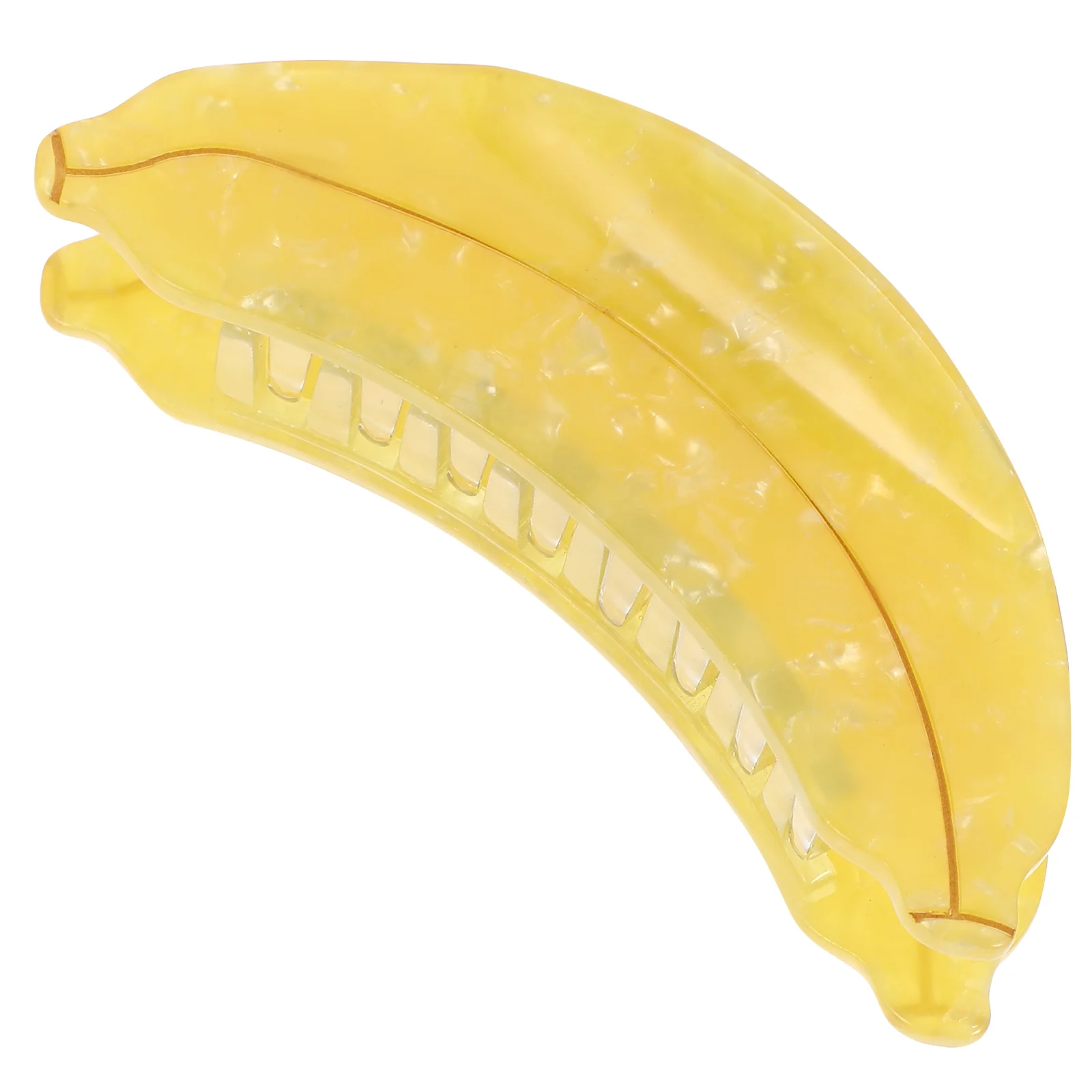 

Small Hair Clip Banana Shape Decorative Hair Claw Clip Fruit Hair Clip Supply