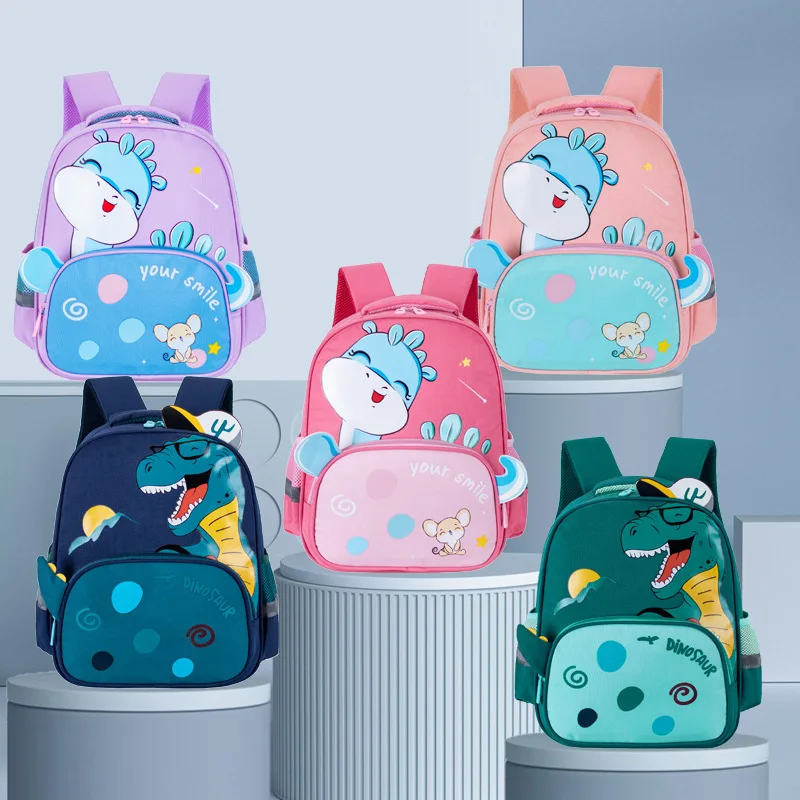 

Cute Schoolbag Kindergarten School Bag Cartoon Dinosaur Baby Boys Backpacks for Preschool Kids Satchel Mochila Escolar