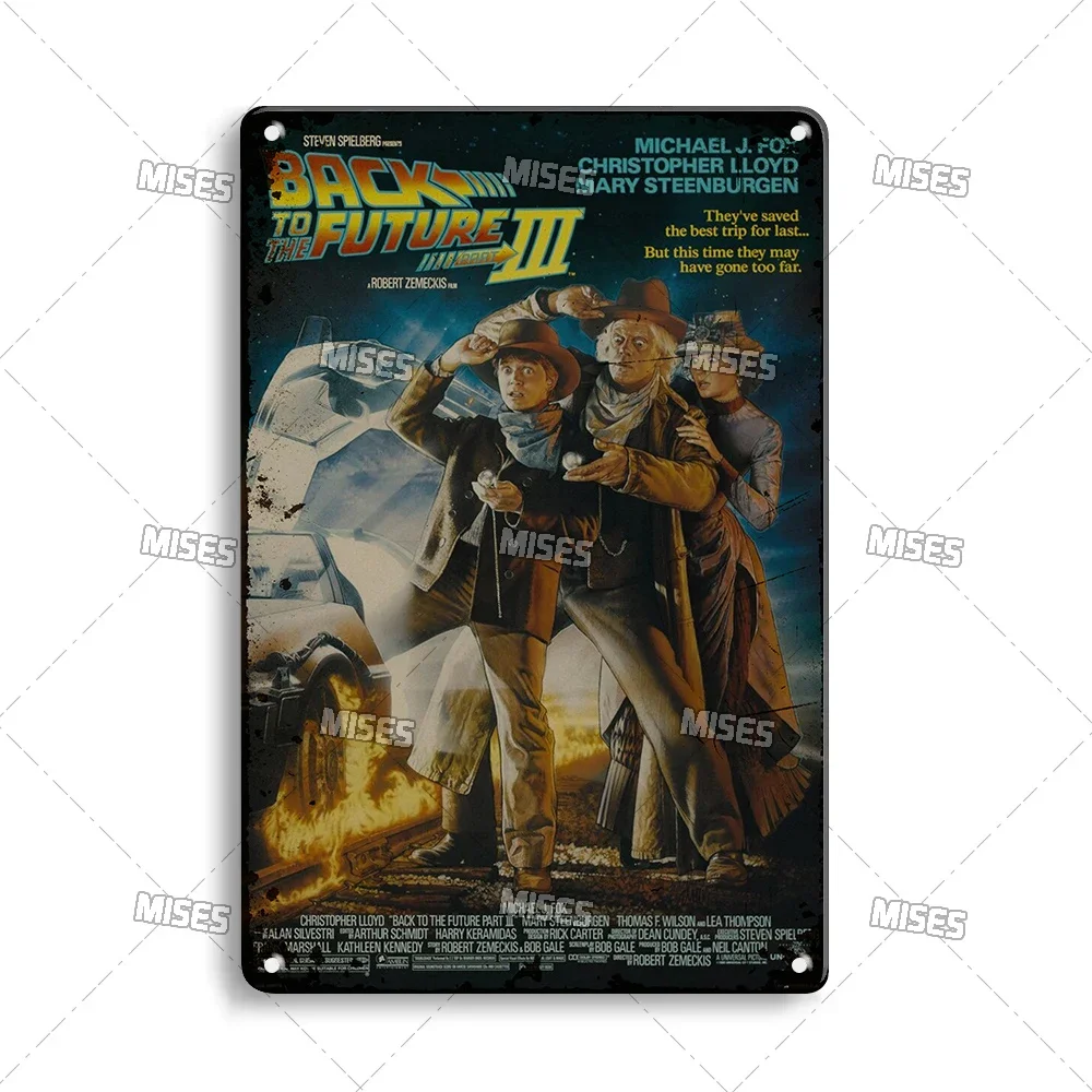 

Металлический постер «Назад в будущее» Mises