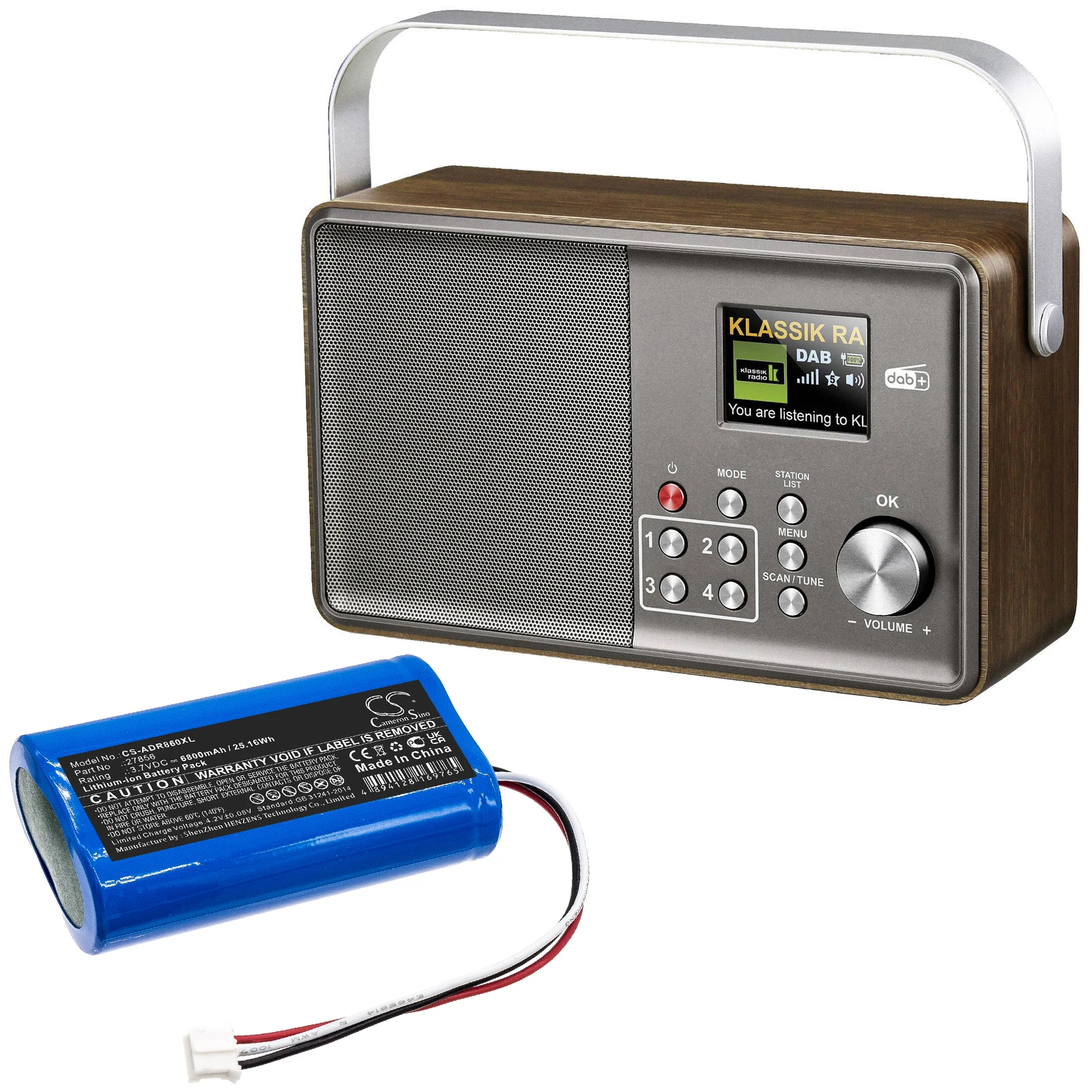 

Аккумулятор albreзаписи 6800 на 27856 мАч для DR 860 DR860 DR 855 DR855