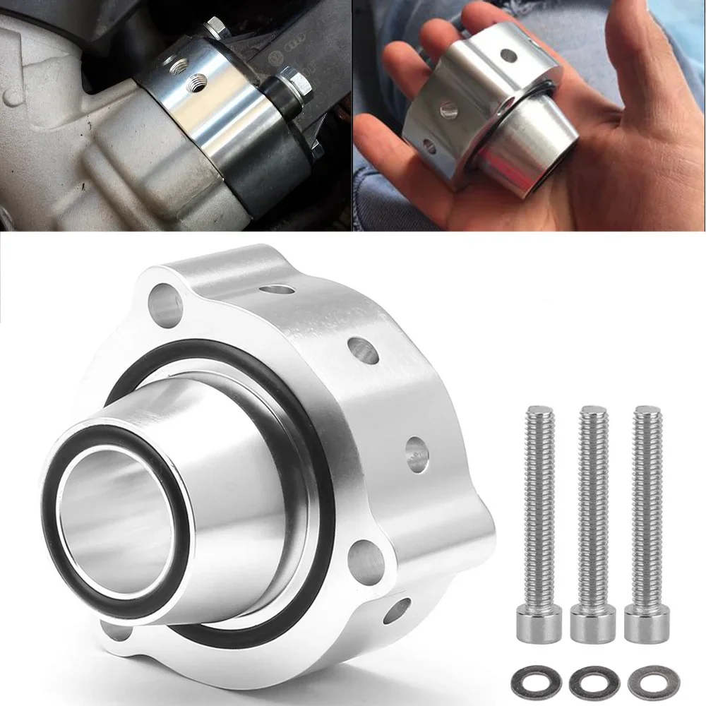 Фото Турбо-клапан Blow Off Valve (BOV) с адаптером для Audi VAG FSiT TFSi, SEAT Leon, Volkswagen. Проставка для турбо-клапана Blow Off Valve (BOV) с адаптером. №2